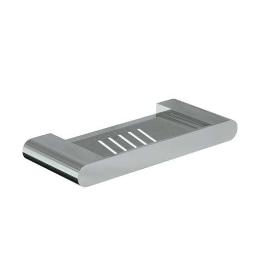 Serenity: Soap Dish Polished Stainless Steel in Polished Stainless Steel