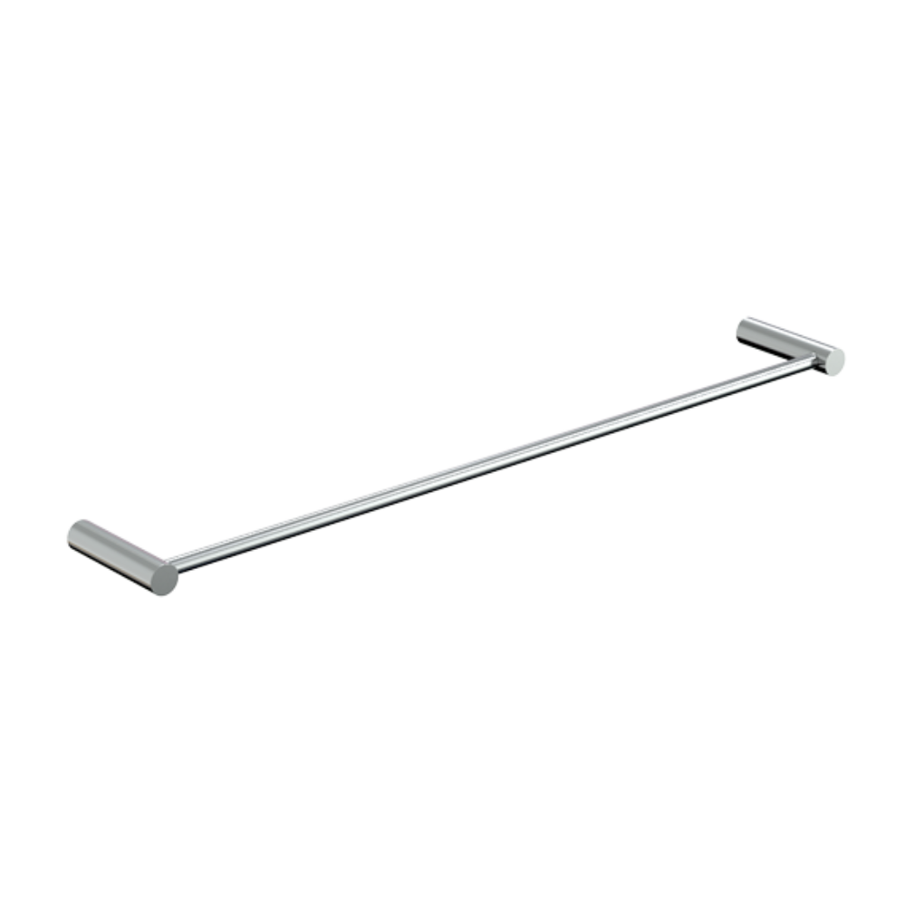 Lawson Round Single Towel Rail 600mm PSS in Polished Stainless Steel