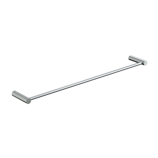 Lawson Round Single Towel Rail 600mm PSS in Polished Stainless Steel