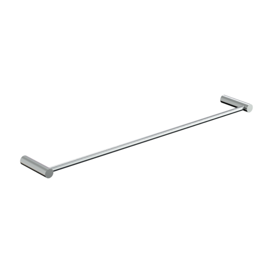 Lawson Single Towel Rail 750mm PSS in Polished Stainless Steel