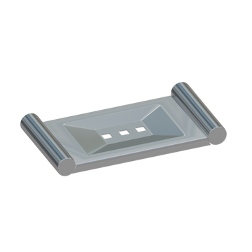 Lawson Round Soap Dish 160mm PSS in Polished Stainless Steel