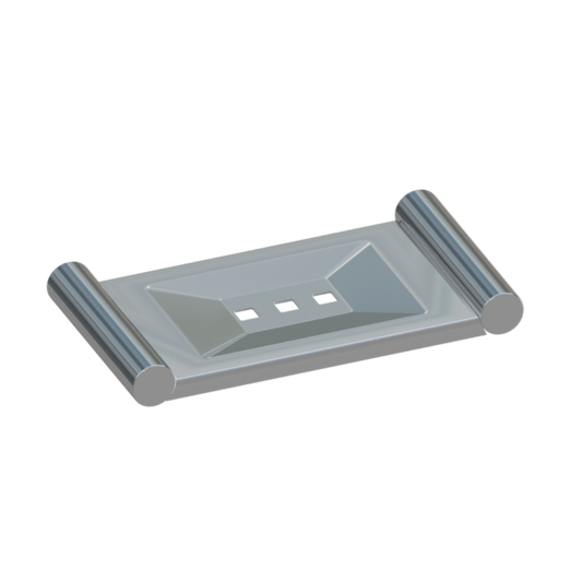 Lawson Round Soap Dish 160mm PSS in Polished Stainless Steel