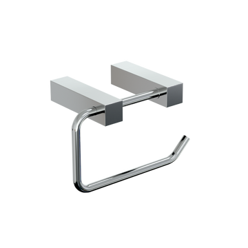 Paterson Square Single Toilet Roll Holder PSS in Polished Stainless Steel