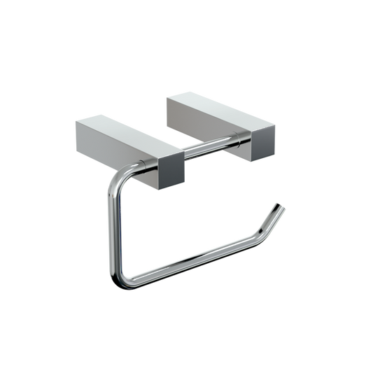 Paterson Square Single Toilet Roll Holder PSS in Polished Stainless Steel