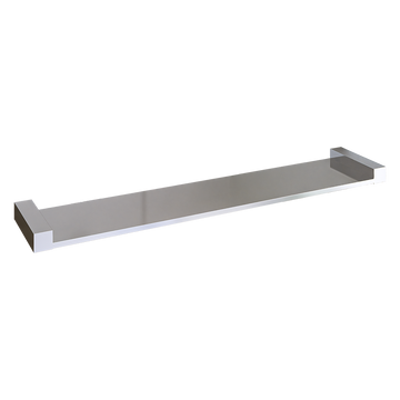 Paterson Square Shower Shelf 450mm PSS in Polished Stainless Steel