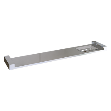 Paterson Square Shower Shelf & Soap Dish 300mm PSS in Polished Stainless Steel