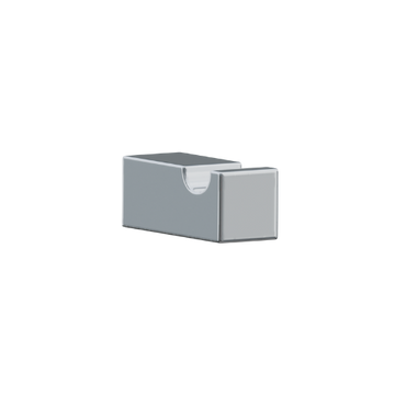 Paterson Square Robe Hook PSS in Polished Stainless Steel