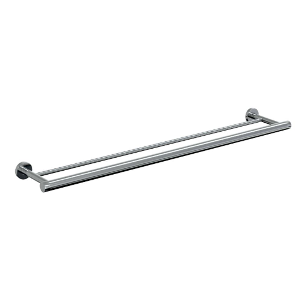 Lachlan Double Towel Rail 700mm CP in Chrome Plated