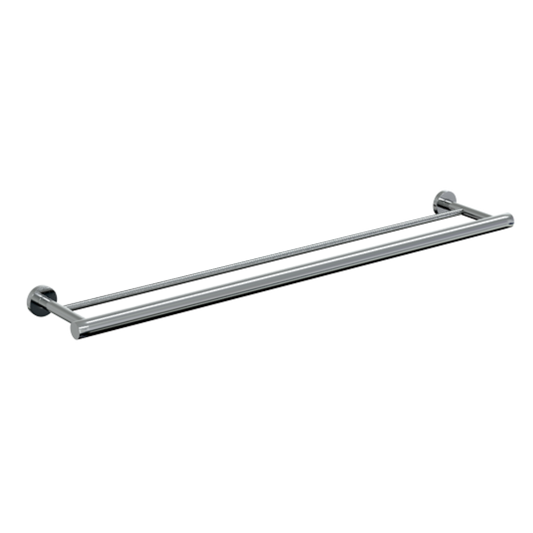 Lachlan Double Towel Rail 700mm CP in Chrome Plated