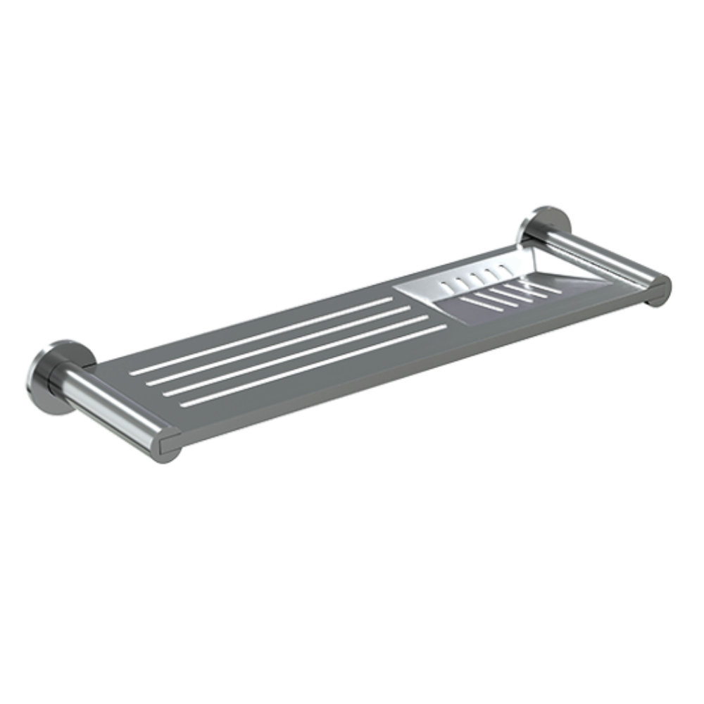 Lachlan Shower Shelf & Soap Dish 350mm CP in Chrome Plated