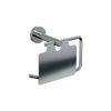 Lachlan Toilet Roll Holder with Cover CP in Chrome Plated