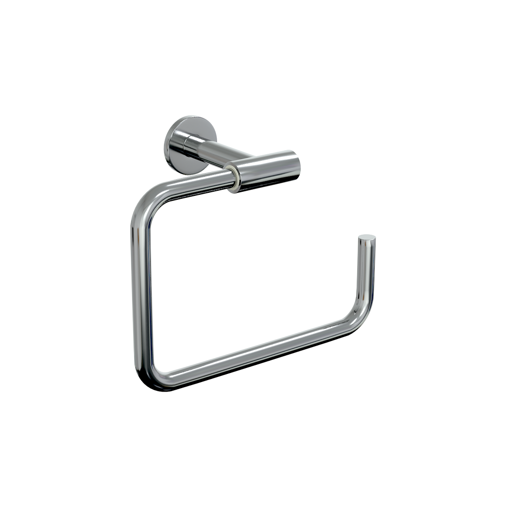 Lachlan Square Towel Holder CP in Chrome Plated