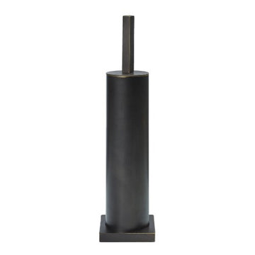 TOILET BRUSH HOLDER BRASS/AGED BRONZE in Aged Bronze