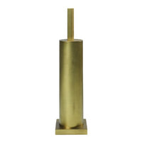 TOILET BRUSH HOLDER BRASS/AGED GOLD in Aged Gold
