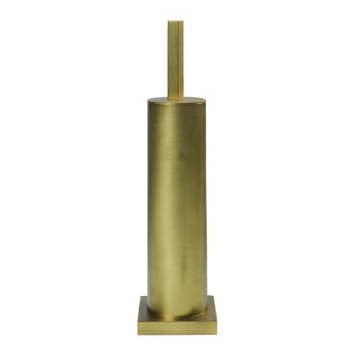 TOILET BRUSH HOLDER BRASS/AGED GOLD in Aged Gold