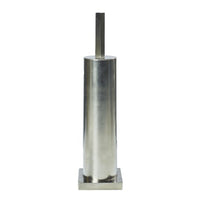 TOILET BRUSH HOLDER BRASS/OLD SILVER in Old Silver