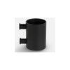 ONE PB101 toothbrush holder wall-mounted satin black in Satin Black
