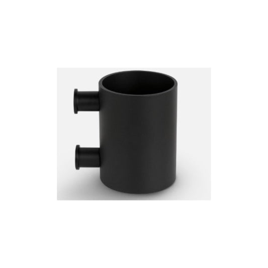 ONE PB101 toothbrush holder wall-mounted satin black in Satin Black
