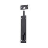 Barrel Bolt Reverse Matt Black L150xW32mm in Matt Black