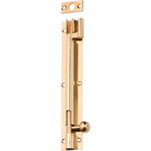 Barrel Bolt Offset Polished Brass L150xW25mm in Polished Brass