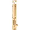 Barrel Bolt Long Throw Polished Brass L150xW25mm Throw 30mm in Polished Brass