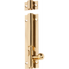 Barrel Bolt Polished Brass L100xW25mm Bolt 7.5mm in Polished Brass