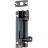 Barrel Bolt Offset Antique Copper L75xW25mm in Antique Copper