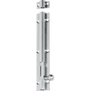 Barrel Bolt Satin Chrome L150xW25mm Bolt 7.5mm in Satin Chrome