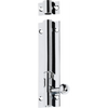 Barrel Bolt Chrome Plated L100xW25mm Bolt 7.5mm in Chrome Plated