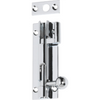 Barrel Bolt Offset Chrome Plated L75xW25mm in Chrome Plated