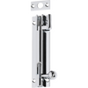 Barrel Bolt Offset Chrome Plated L100xW25mm in Chrome Plated