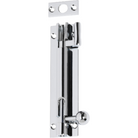 Barrel Bolt Offset Chrome Plated L100xW25mm in Chrome Plated