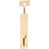 Barrel Bolt Reverse Polished Brass L150xW32mm in Polished Brass