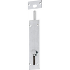 Barrel Bolt Reverse Satin Chrome L150xW32mm in Satin Chrome