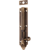 Barrel Bolt Victorian Long Throw Antique Brass L150xW25mm Throw 30mm in Antique Brass