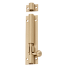 Barrel Bolt Satin Brass L100xW25mm Bolt 7.5mm in Satin Brass