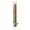 Barrel Bolt Long Throw Satin Brass L150xW25mm Throw 30mm in Satin Brass