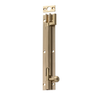 Barrel Bolt Offset Satin Brass L150xW25mm in Satin Brass