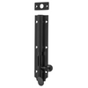 Barrel Bolt Victorian Long Throw Matt Black L150xW25mm Throw 30mm in Matt Black