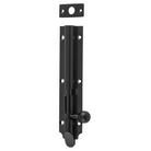 Barrel Bolt Victorian Long Throw Matt Black L150xW32mm Throw 30mm in Matt Black