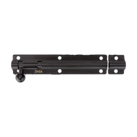 Zanda Straight Barrel Bolt - 150mm — Black