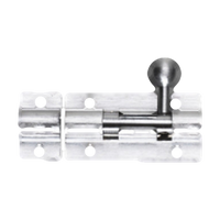 Zanda Straight Barrel Bolt - 150mm — Brushed Nickel
