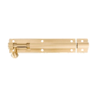 Zanda Straight Barrel Bolt - 150mm — Satin Brass