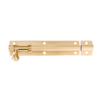Zanda Straight Barrel Bolt - 150mm — Satin Brass