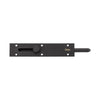 Matt Black Reverse Barrel Bolt, 150 x 31mm in Black