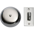 Turn Bell Plain Chrome Plated D90mm in Chrome Plated