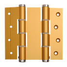 Justor DA120 Spring Hinge: GLD in Gold Anodised