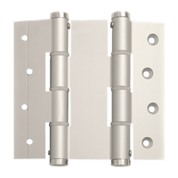 Justor DA120 Spring Hinge: Sil in Silver Anodised