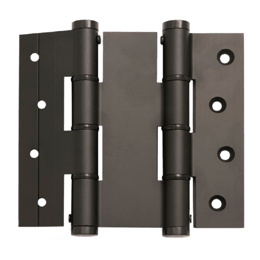 Justor DA120 Spring Hinge: BLK in Black Anodised