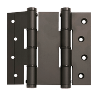 Justor DA120 Spring Hinge: BLK in Black Anodised